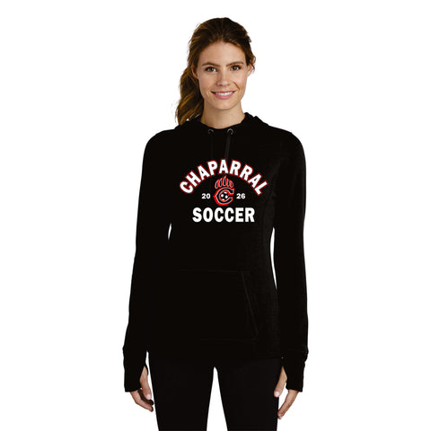 Chap Soccer Ladies Wicking Triblend Hoodie- Matte or Glitter