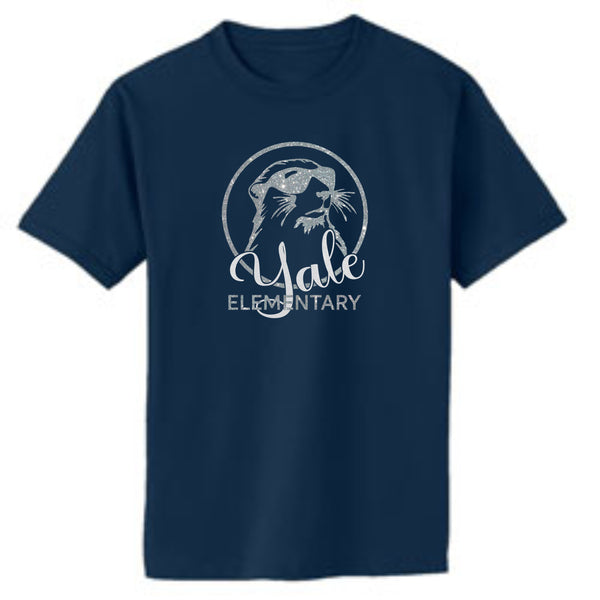 Yale Elementary Basic Tee COOL DOG Design- Matte or Glitter