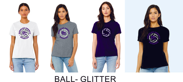 DCHS VOLLEYBALL Ladies Bella Canvas Tee- 4 Colors