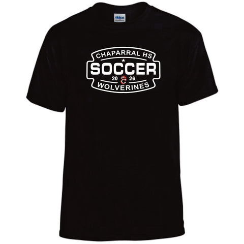Chap Soccer Basic SOCCER Tee- Matte or Glitter