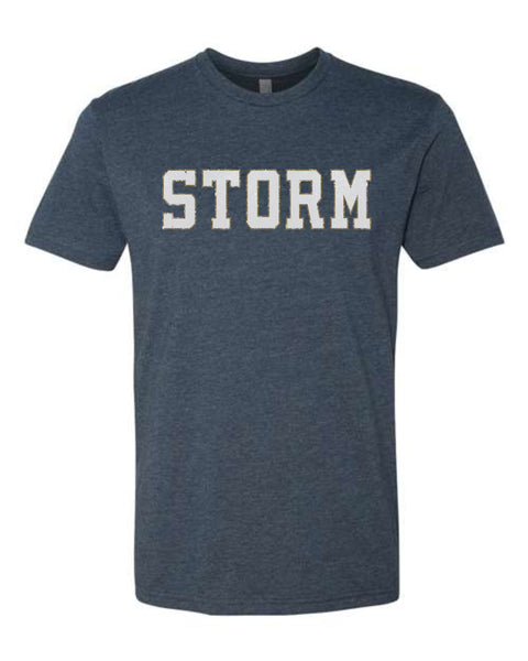 Storm Baseball Unisex BLOCK Tee- matte and glitter