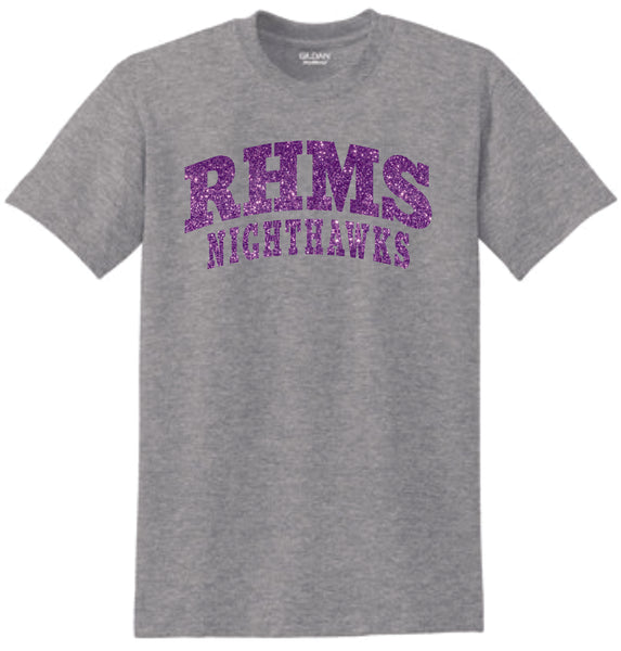 RHMS Basic Arc Tee- Matte or Glitter