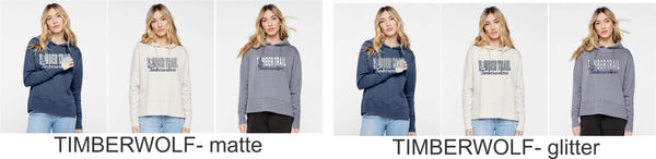Timber Trail Vintage Wash Hoodie- Matte or Glitter