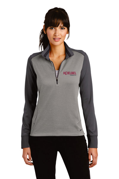KOELBEL Commercial Nike Dry-FIT Ladies 1/2-Zip Cover Up