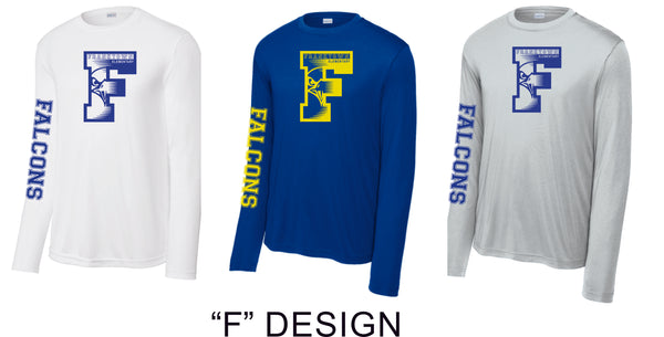 Franktown Wicking Long Sleeve Tee- Youth, Ladies & Unisex Sizes