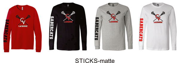 Castle View LAX Bella Canvas Long Sleeve Tee- 4 Designs