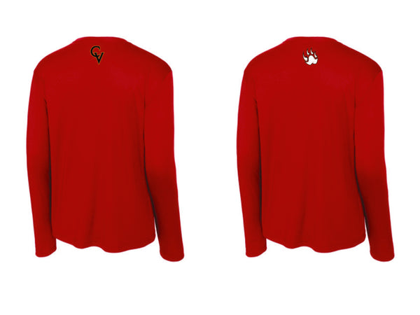 Castle View LAX Wicking Long Sleeve Tee- Youth, Ladies, Adult Sizes - 4 Designs