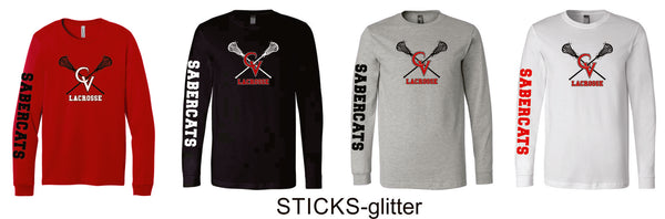 Castle View LAX Bella Canvas Long Sleeve Tee- 4 Designs