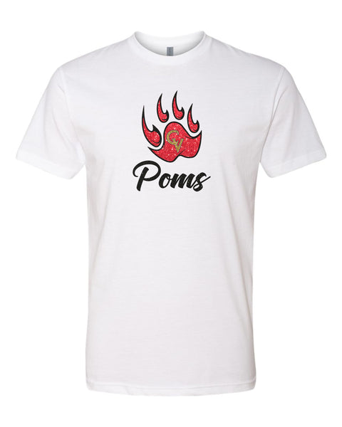 Castle View Poms LOGO Design Tee- 3 Colors