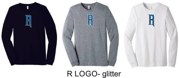 Rival Fastpitch Unisex Long Sleeve Tee-Matte or Glitter