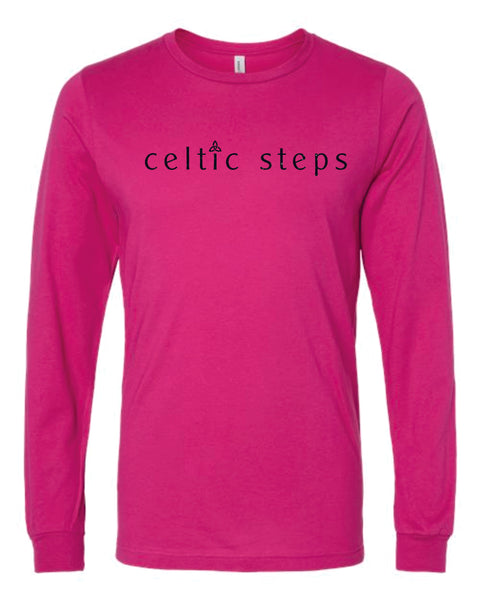 Celtic Steps Unisex Long Sleeve Tee-Matte or Glitter