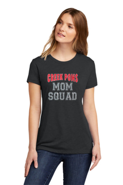 Creek Poms DAD SQUAD Tee- matte and glitter