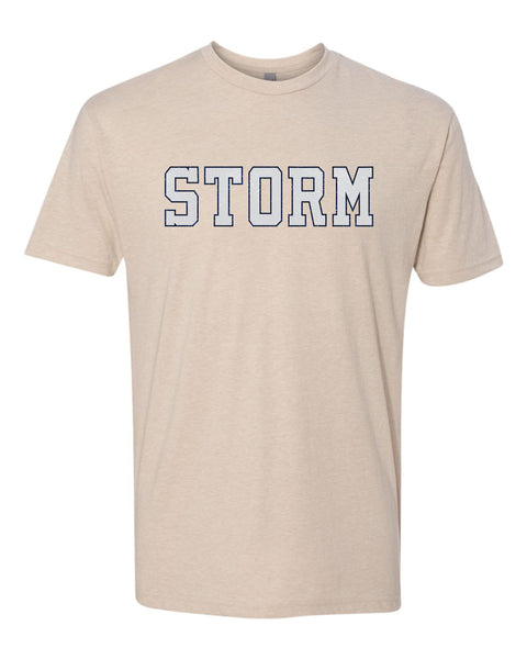 Storm Baseball Unisex BLOCK Tee- matte and glitter