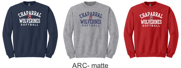 Chap Softball Crewneck Sweatshirt- 6 design options