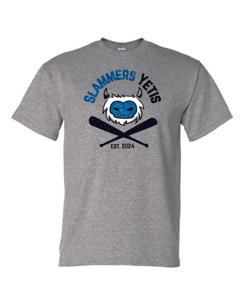 Slammers Yetis Basic Tee- Matte or Glitter