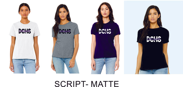 DCHS VOLLEYBALL Ladies Bella Canvas Tee- 4 Colors