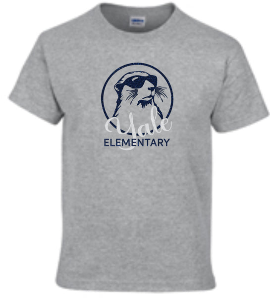 Yale Elementary Basic Tee COOL DOG Design- Matte or Glitter