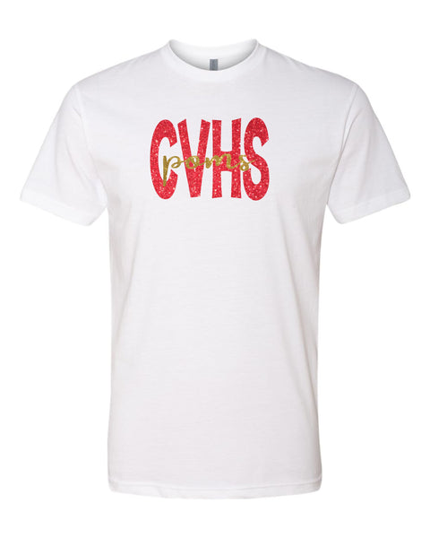 Castle View Poms CVHS Design Tee- 3 Colors