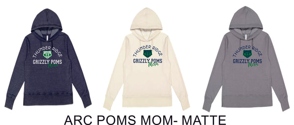 Thunder Ridge POMS MOM Vintage Wash Hoodie