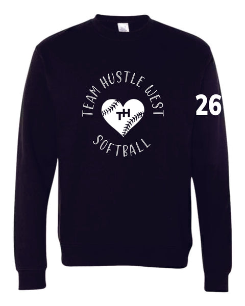 Team Hustle West Crewneck- 3 Designs