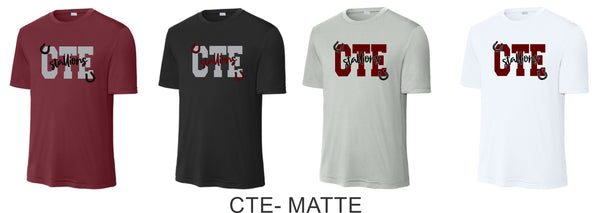 CTE Wicking Short Sleeve Tee -5 Designs