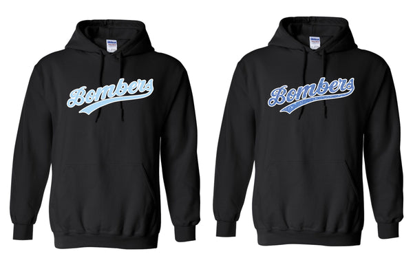 Bombers Basic Hoodie- 4 Colors- Matte or Glitter