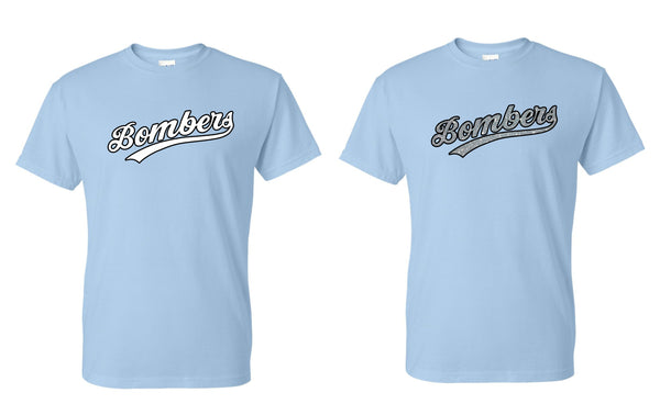 Bombers Basic Tee- Matte or Glitter- 4 Colors