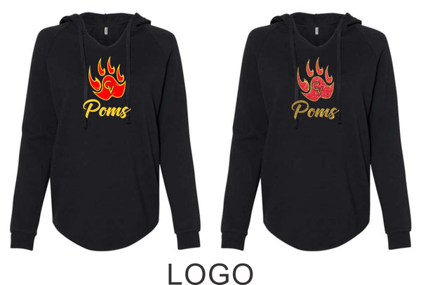 CV Poms Ladies Lightweight Hoodie