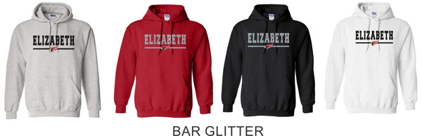 Elizabeth HS Hoodies- 3 Designs- Matte and Glitter