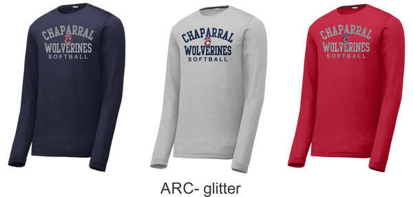 Chap Softball Long Sleeve Tee- 6 design choices