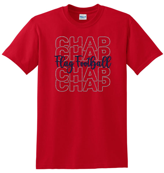 Chap Flag Football Basic CHAP Tee- 3 colors