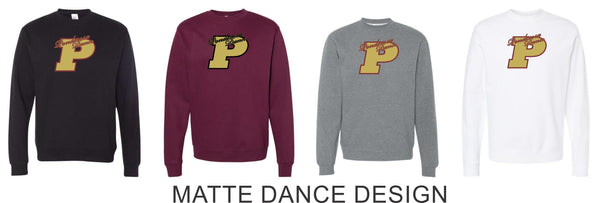 Pondo DANCE TEAM Crewneck Sweatshirt-Matte and Glitter Designs