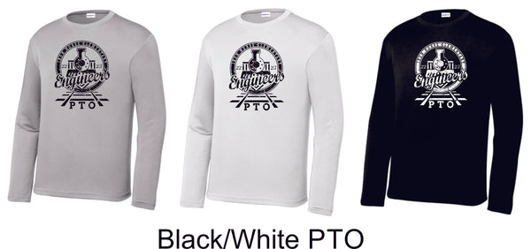 Iron Horse PTO Wicking Long Sleeve Tee- Ladies, Unisex, and Youth