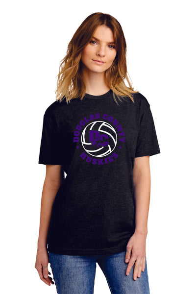 DCHS Volleyball BALL Tee- Matte and Glitter