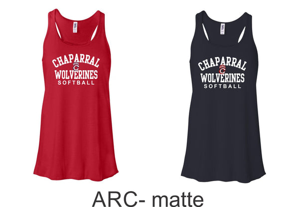 Chap Softball Flowy Tank- 6 design choices