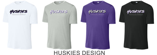 DCHS Volleyball Wicking Short Sleeve Tee - 4 Designs