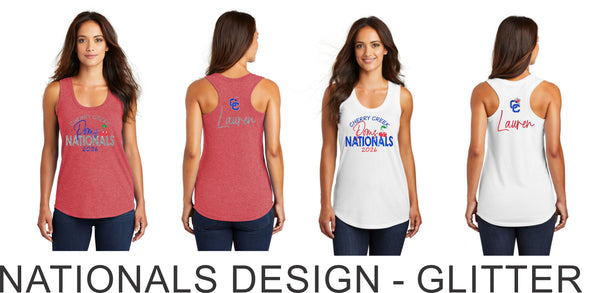 Creek Poms 2026 Triblend Ladies Tank- 4 Designs