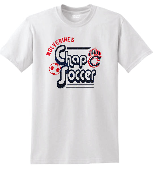 Chap Soccer Basic RETRO Tee- Matte or Glitter