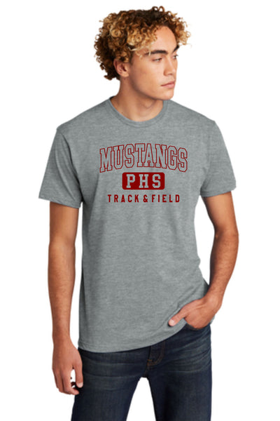 Pondo FAN Track & Field ATHLETIC Tee- matte and glitter