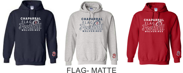 Chap Flag Football Hoodie- 3 design options