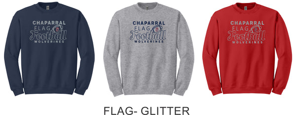 Chap Flag Football Crewneck Sweatshirt- 4 design options