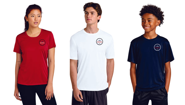 BRC Wicking Tee- Youth, Ladies, Adult Sizes