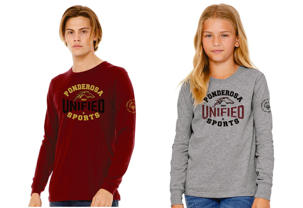 Pondo Unified Long Sleeve Tee- Matte or Glitter