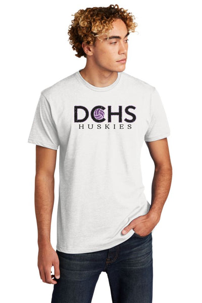 DCHS Volleyball HUSKIES Tee- Matte and Glitter