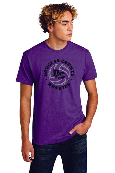 DCHS Volleyball BALL Tee- Matte and Glitter