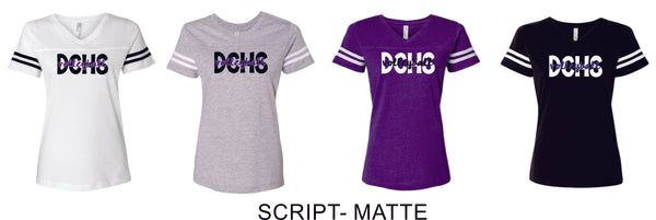 DCHS Volleyball Varsity Tee- Matte or Glitter