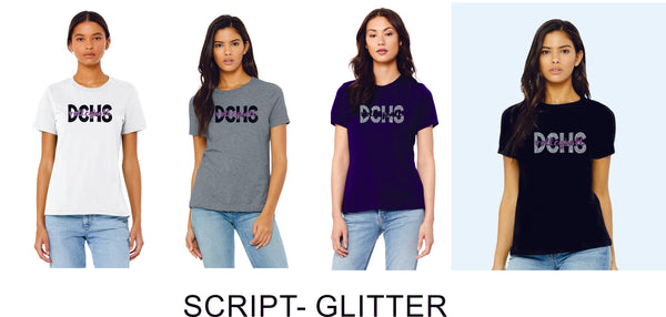DCHS VOLLEYBALL Ladies Bella Canvas Tee- 4 Colors