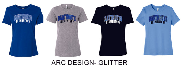 Dartmouth Ladies Bella Canvas Tee- 4 designs