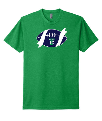 Thunder Ridge Flag Football Next Level Tee- FOOTBALL Design