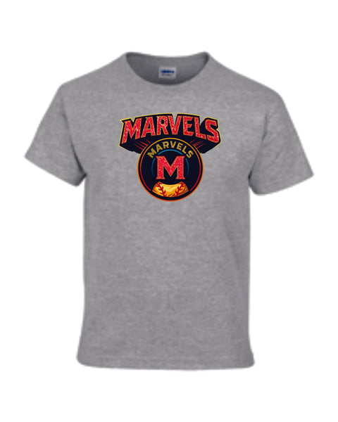 Marvels Basic LARGE LOGO Tee- Matte or Glitter